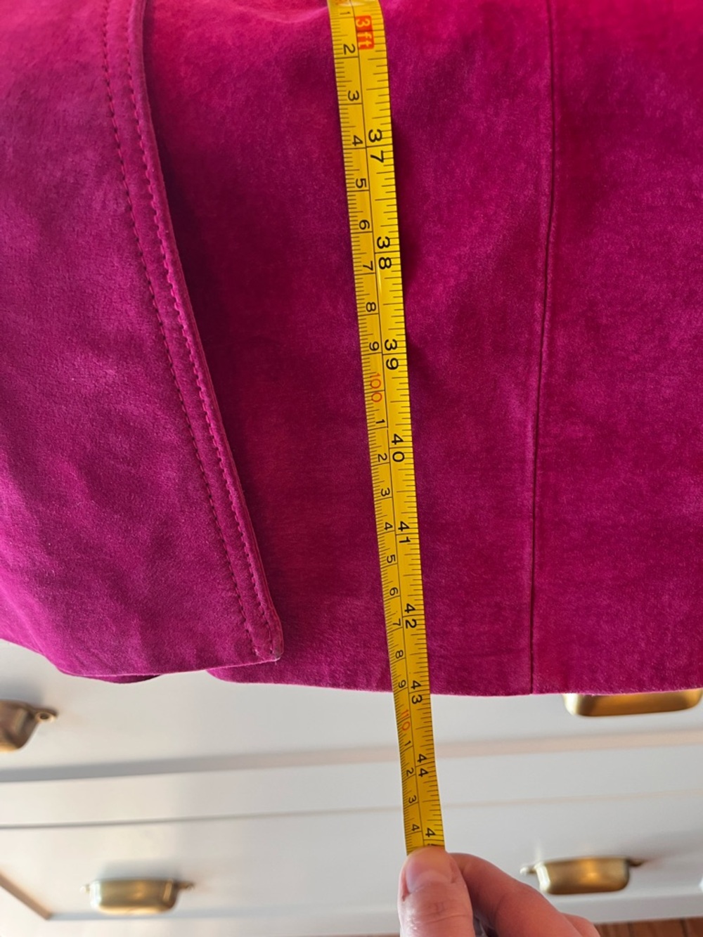 EUC Danier Women's Pink Suede Coat (M-L) - Picture 10 of 10